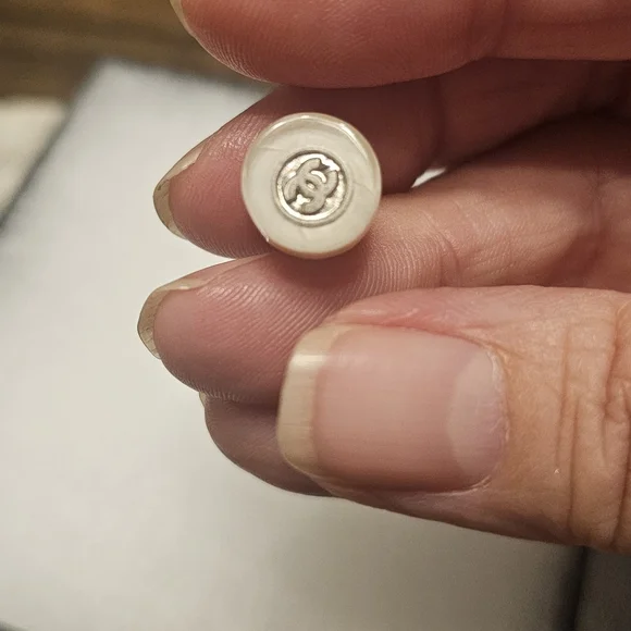 Chanel Coco Mark Resin Earrings - Picture 5 of 6